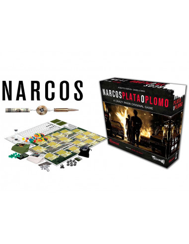 es::Narcos Plata o Plomo - Juego de tablero