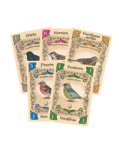 es::Pájaros cantores-Juego de cartas