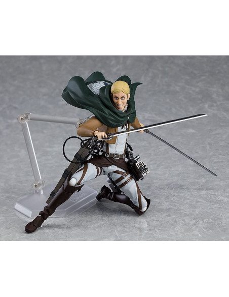 es::Ataque a los Titanes Figura Figma Erwin Smith con caballo 15 cm