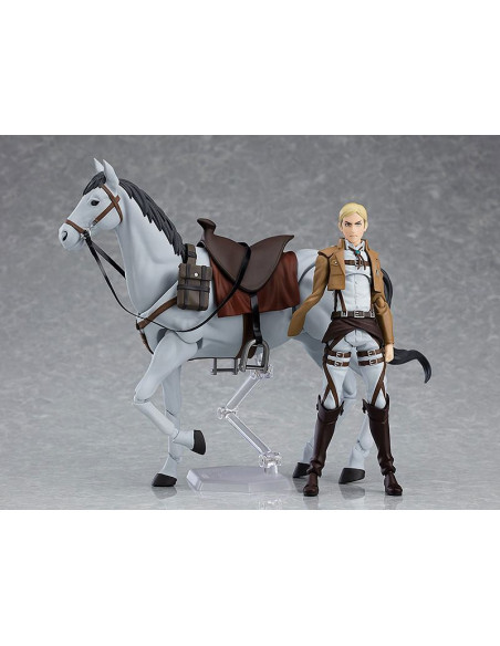 es::Ataque a los Titanes Figura Figma Erwin Smith con caballo 15 cm