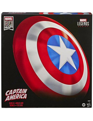 es::Marvel Legends Réplica 1:1 Escudo Clásico del Capitán América 60 cm