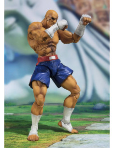 es::Street Fighter Figura S.H. Figuarts Sagat Tamashii Web Exclusive 17 cm