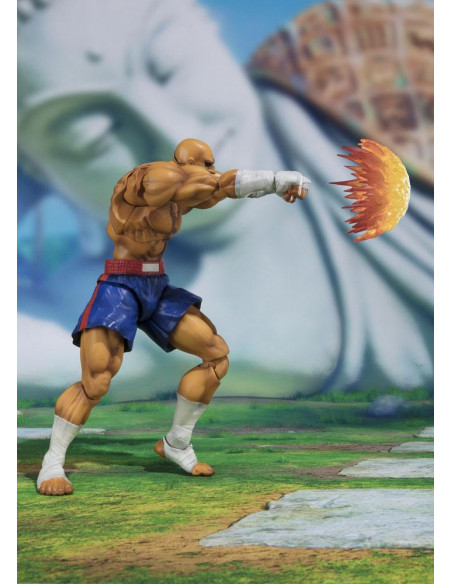 es::Street Fighter Figura S.H. Figuarts Sagat Tamashii Web Exclusive 17 cm