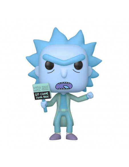 es::Rick y Morty POP! Animation Vinyl Figura Hologram Rick Clone 9 cm