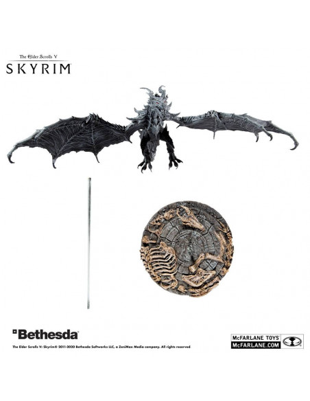 es::The Elder Scrolls V: Skyrim Figura Deluxe Alduin 23 cm