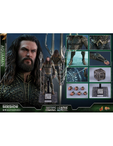 es::Justice League Figura 1/6 Aquaman Hot Toys 30 cm