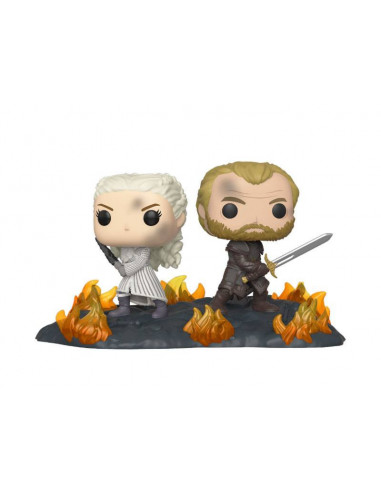 es::Juego de Tronos Pack de 2 POP Moment! Vinyl Figuras Daenerys & Jorah 9 cm