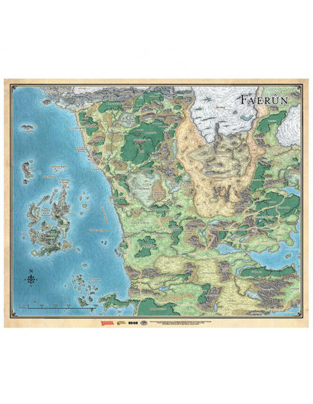 es::Mapa de Faerun D&D