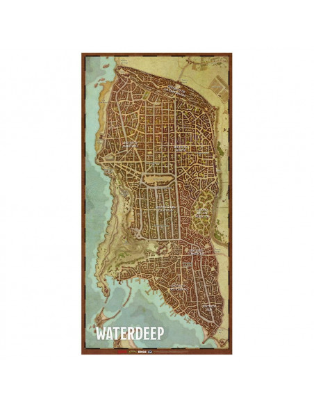 es::Mapa de la ciudad de Waterdeep D&D