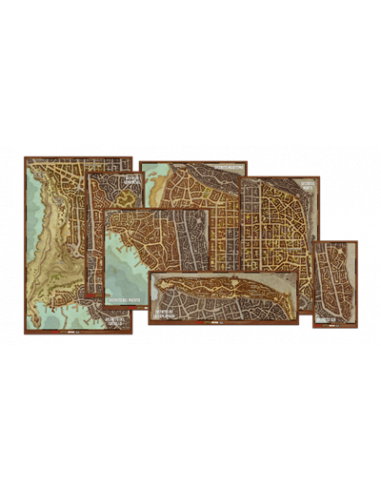 es::Set de mapas de los distritos de Waterdeep D&D