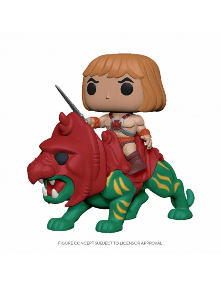 es::Masters of the Universe POP! Rides Vinyl Figura He-Man on Battle Cat 18 cm
