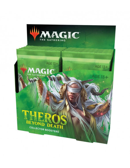 es::Magic the Gathering Theros Beyond Death Caja de Collector Boosters. En inglés