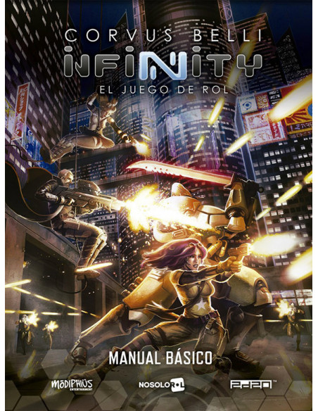 es::Infinity: El Juego de Rol Con guía de inicio y póster de la esfera humana