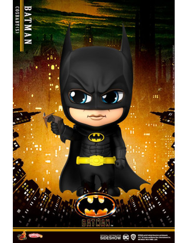 es::Batman 1989 Minifigura Cosbaby Batman with Grappling Gun Hot Toys 12 cm