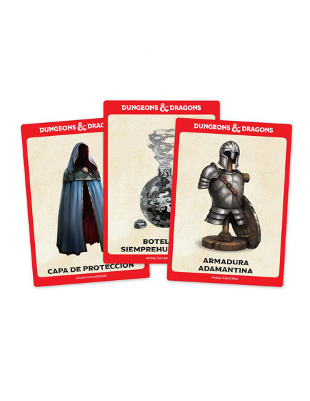 es::D&D Cartas de conjuros: Cartas de objetos mágicos