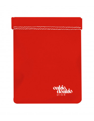 es::Oakie Doakie Dice Bolsa para Dados pequeño-rojo