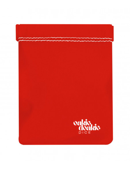 es::Oakie Doakie Dice Bolsa para Dados pequeño-rojo