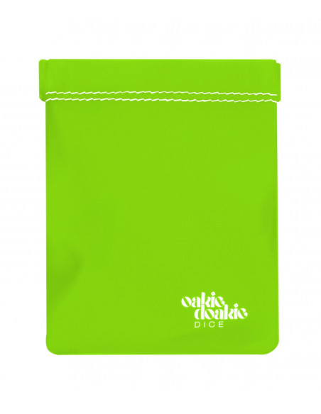 es::Oakie Doakie Dice Bolsa para Dados pequeño-verde claro