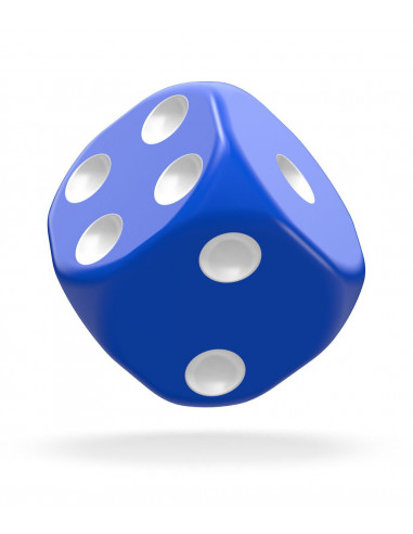 es::Oakie Doakie Dice Dados D6 16 mm Solid-Azul 12