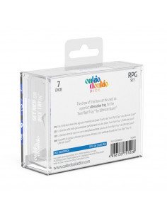 es::Oakie Doakie Dice Dados RPG-Set Solid-Azul 7 2