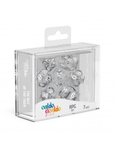 es::Oakie Doakie Dice Dados RPG-Set Translucent-Claro 7 2