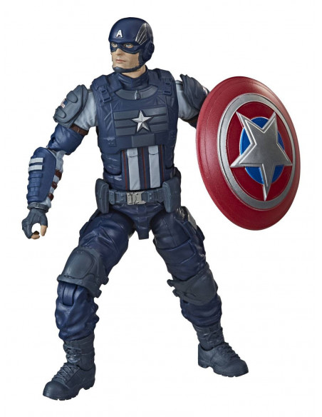 es::Marvel Legends Figura Captain America Avengers Videogame 15 cm es::Marvel Legends Figura Captain America Avengers Videogame 15 cm