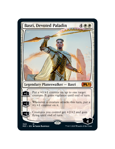 es::Magic Core 2021 Basri, Devoted Paladin Planeswalker Deck