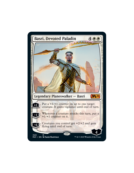 es::Magic Core 2021 Basri, Devoted Paladin Planeswalker Deck 