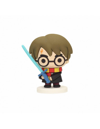 es::Harry Potter Mini Figura Harry con espada Goma 6 cm