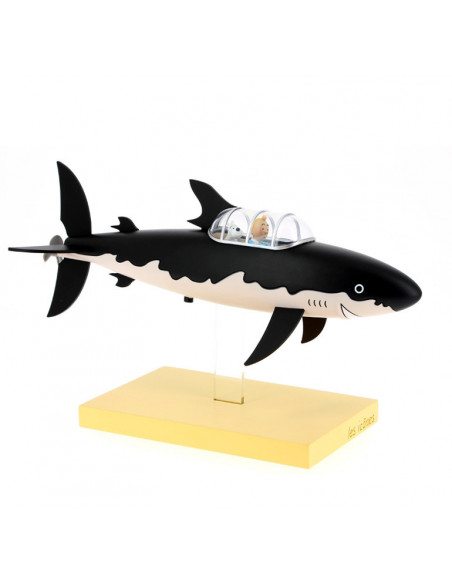 Tintín los Iconos Figura Submarino Tiburón 26,5 cm-10