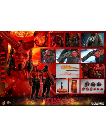 es::Hellboy Figura Movie Masterpiece 1/6 Hellboy Hot Toys 32 cm