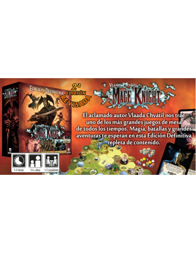 es::Mage Knight. Edición definitiva 2ª Edición - Juego de miniaturas