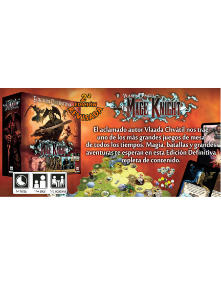 es::Mage Knight. Edición definitiva 2ª Edición - Juego de miniaturas