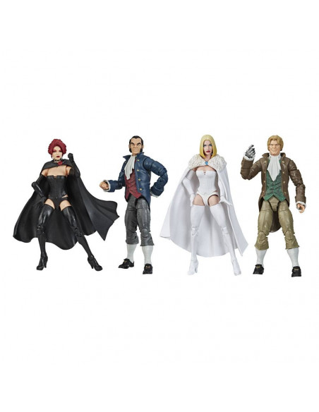 es::Marvel Legends Series Pack de 4 Figuras 2020 The Hellfire Club SDCC Exclusive 15 cm es::Marvel Legends Series Pack de 4 Figuras 2020 The Hellfire Club SDCC Exclusive 15 cm