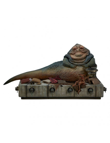 es::EMBALAJE DAÑADO. Star Wars Episode VI Figura 1/6 Jabba the Hutt & Throne Deluxe 34 x 74 cm