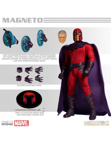 es::Marvel Figura 1/12 Magneto One:12 Collective 17 cm