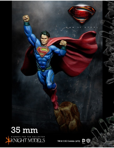 es::Superman Man of Steel 35 mm Figura Knight Models