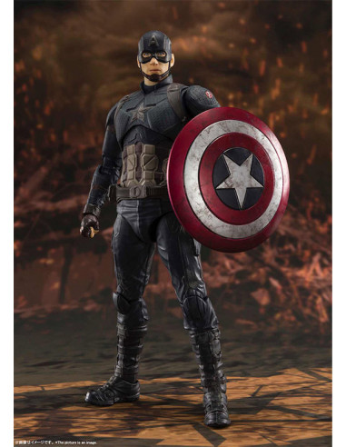 es::Vengadores: Endgame Figura S.H. Figuarts Captain America Final Battle 15 cm