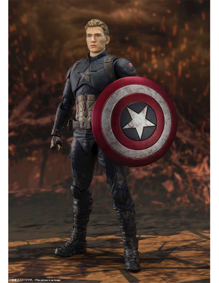 es::Vengadores: Endgame Figura S.H. Figuarts Captain America Final Battle 15 cm