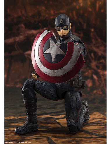 es::Vengadores: Endgame Figura S.H. Figuarts Captain America Final Battle 15 cm