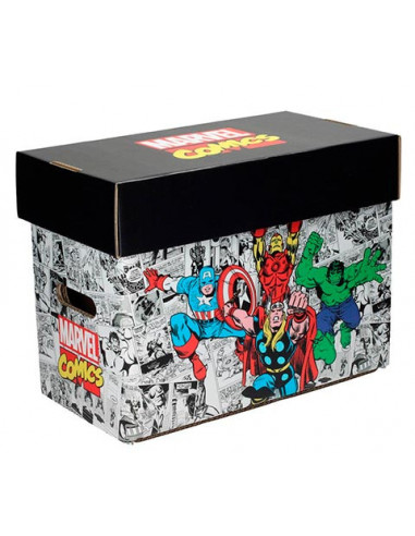 es::Caja para almacenaje de cómics Personajes Pack de 2