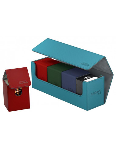 es::Ultimate Guard Arkhive 400+ Caja de Cartas Tamaño Estándar XenoSkin™ Gasolina Azul