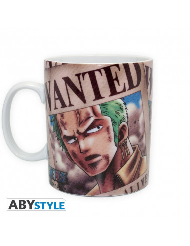 es::One Piece Taza Zoro Wanted 460 ml