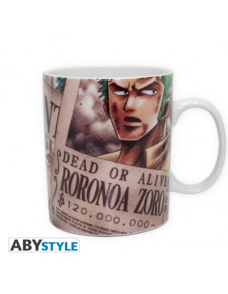 es::One Piece Taza Zoro Wanted 460 ml es::One Piece Taza Zoro Wanted 460 ml
