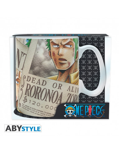 es::One Piece Taza Zoro Wanted 460 ml