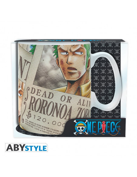 es::One Piece Taza Zoro Wanted 460 ml es::One Piece Taza Zoro Wanted 460 ml