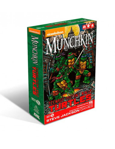 es::Munchkin Teenage Mutant Ninja Turtles - Juego de cartas