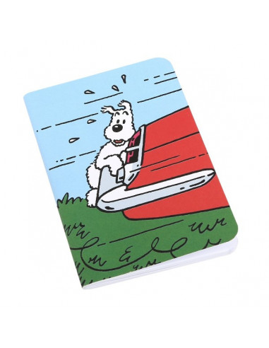 Tintín Libro de notas Milú Coche 12,5 cm