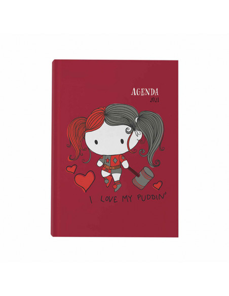 Universo DC Agenda 2021 Harley Quinn I Love my Pud