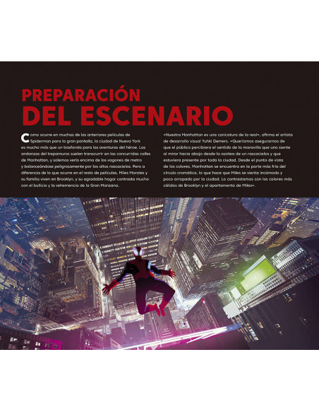 es::Spider-man: Un Nuevo Universo. El arte de la película